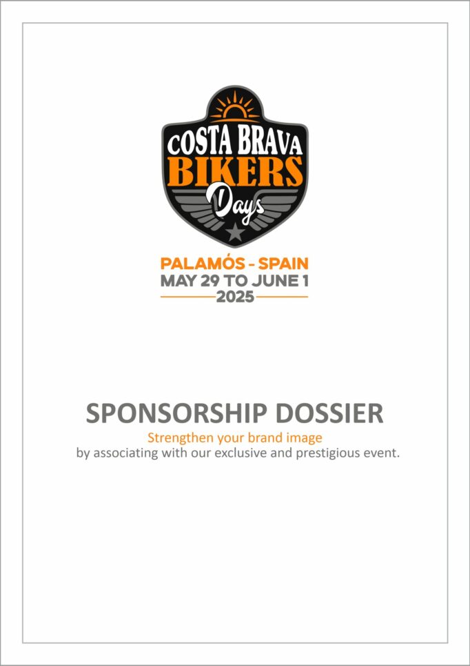 Dossier partner - Costa Brava Bikkers Days 2025 - Palamós - 1