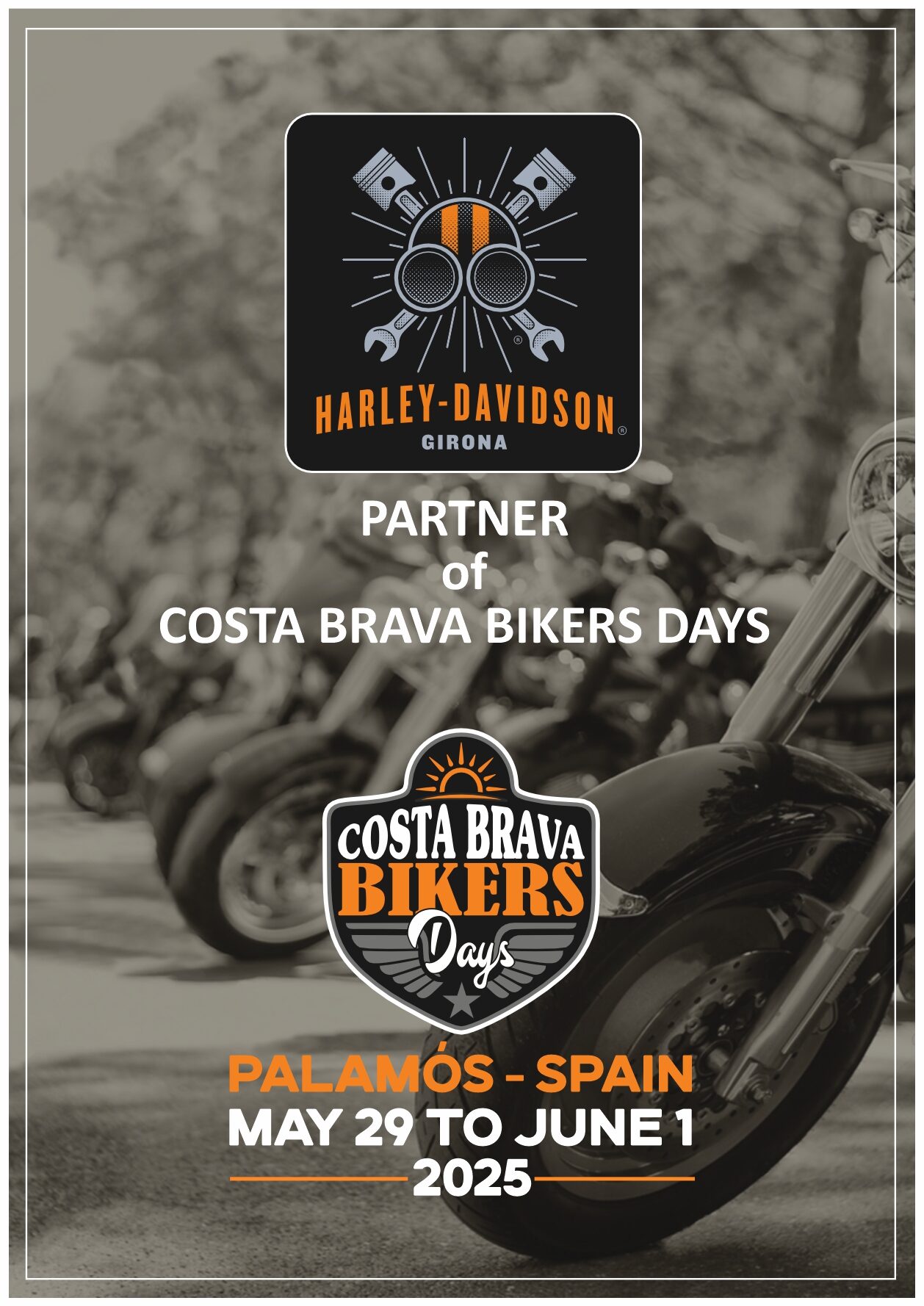 Harley-Davidson Girona partener of Costa Brava Bikers Days - site